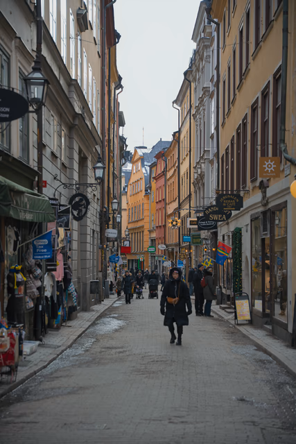 A photograph from Stockholm.