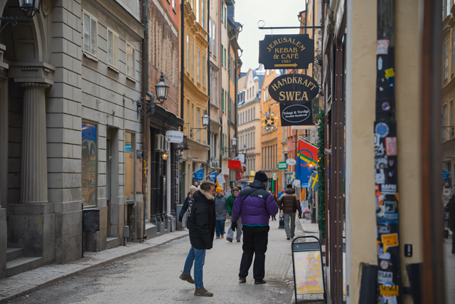 A photograph from Stockholm.