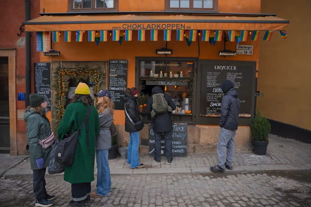 A photograph from Stockholm.