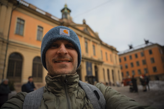 A photograph from Stockholm.