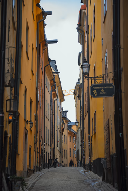 A photograph from Stockholm.