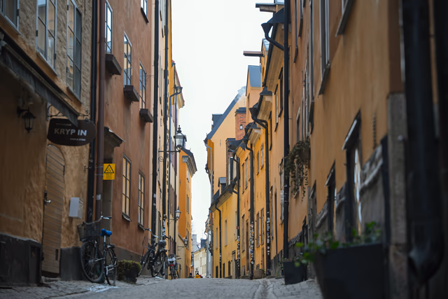 A photograph from Stockholm.