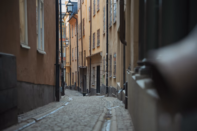 A photograph from Stockholm.