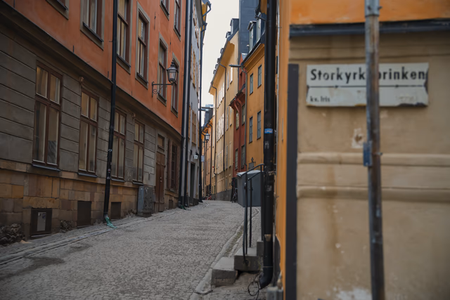A photograph from Stockholm.