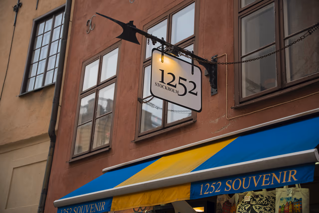 A photograph from Stockholm.