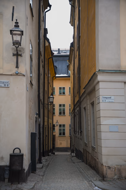 A photograph from Stockholm.