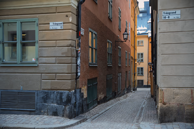 A photograph from Stockholm.