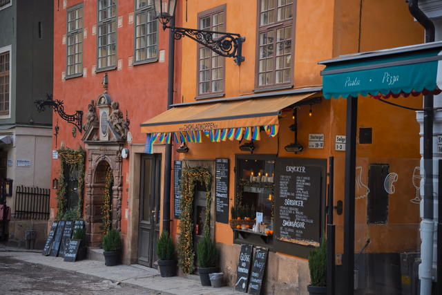 A photograph from Stockholm.