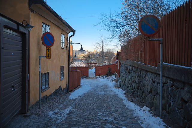 A photograph from Stockholm.