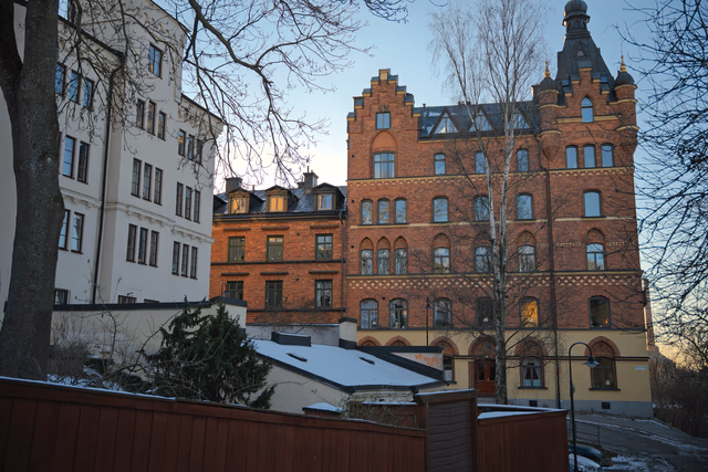A photograph from Stockholm.
