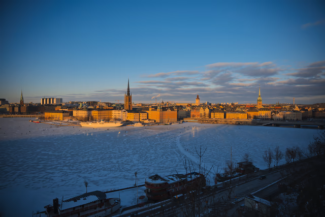 A photograph from Stockholm.