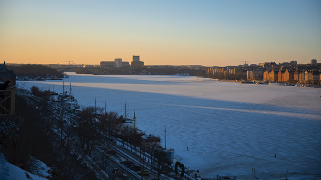 A photograph from Stockholm.