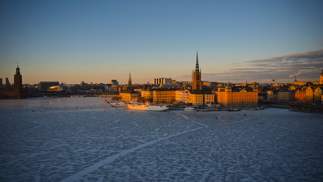 A photograph from Stockholm.