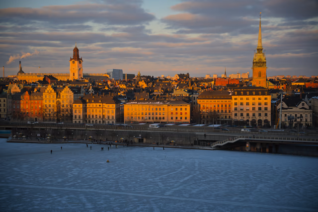 A photograph from Stockholm.