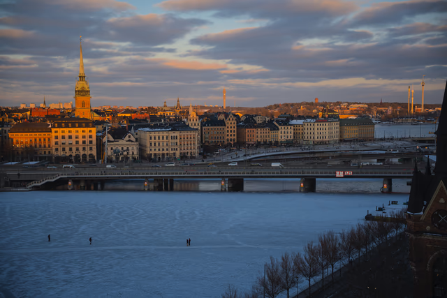 A photograph from Stockholm.