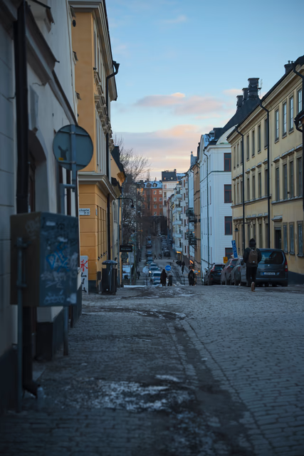 A photograph from Stockholm.