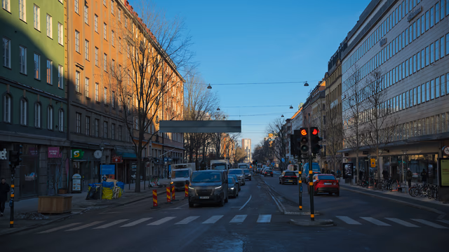 A photograph from Stockholm.