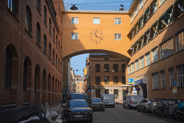 A photograph from Stockholm.