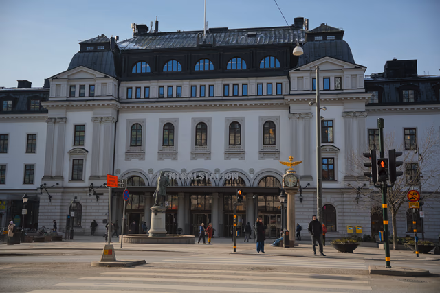 A photograph from Stockholm.