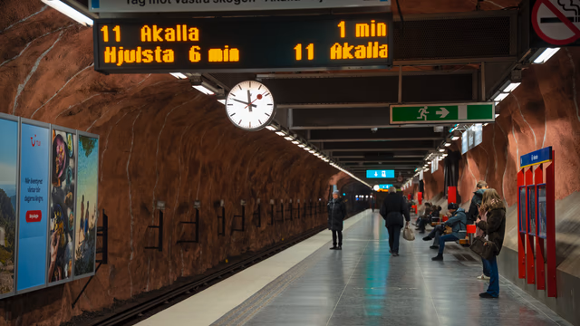 A photograph from Stockholm.
