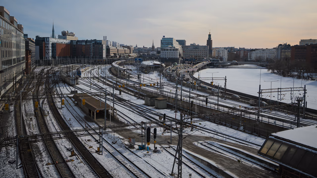 A photograph from Stockholm.