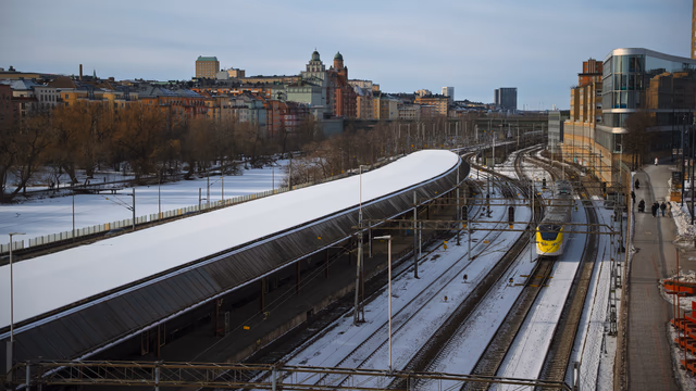 A photograph from Stockholm.