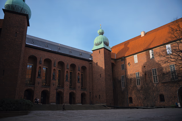 A photograph from Stockholm.