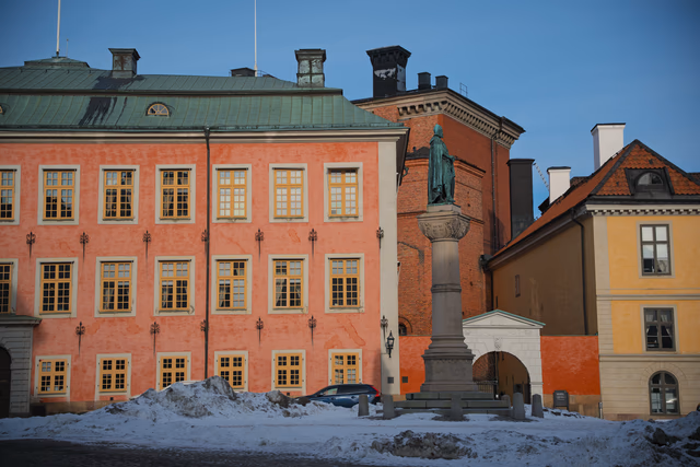 A photograph from Stockholm.