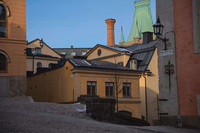A photograph from Stockholm.