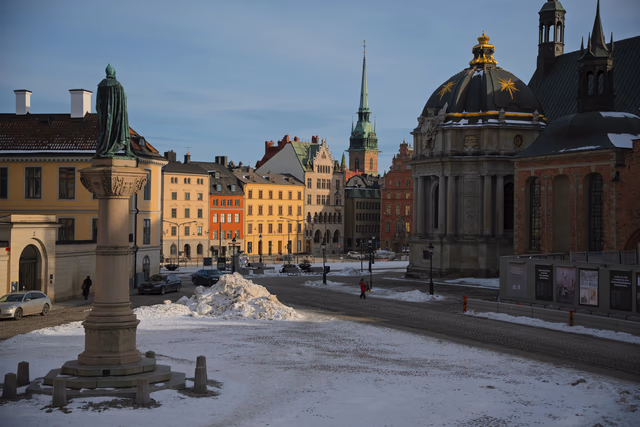 A photograph from Stockholm.