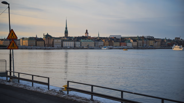 A photograph from Stockholm.