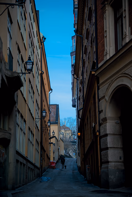 A photograph from Stockholm.