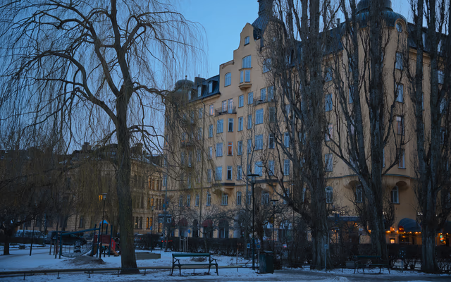 A photograph from Stockholm.