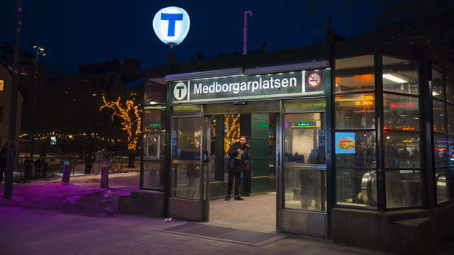 A photograph from Stockholm.